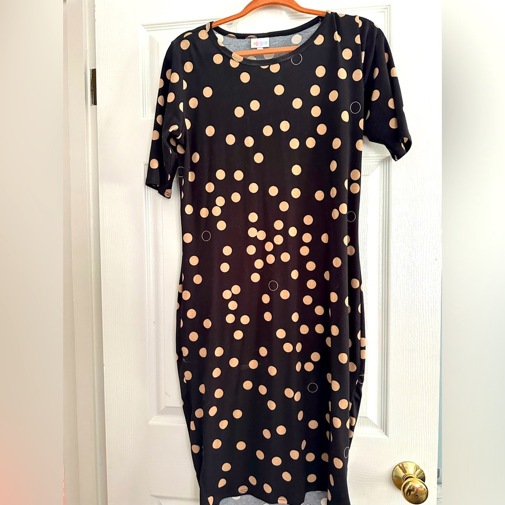 Lularoe dress . Fun polka dots